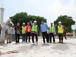 Bupati Sidoarjo Sidak Pembangunan RSUD R.T. Notopuro,Pengawasan Harus Diperketat.