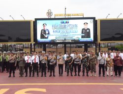 .Bupati Sidoarjo Pimpinan Apel Gelar Pasukan Oprasi Lilin Semeru 2025.